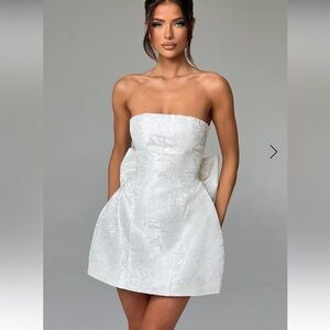 Babyboo Fashion Elenora Mini Dress in Ivory